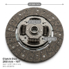 Clutch Disc New Holland TC45 | T2320 | T2330 | Case-IH Farmall 45 – 50 | D45 – 260mm 16T