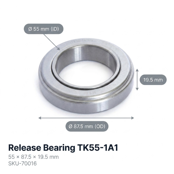 Kit d’embrayage Kubota L3600 – L4610 | L39 | L48 | MX5000 | MX5100 – 260 mm 19T