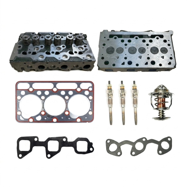 Culasse Kubota D1503 complète + joint de culasse + bougie de préchauffage | D1503-M | D1503-M-E3 | D1503-L-A – OEM: 1A013-03044, 1A01303044, 1G720-03310