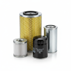 Filterset Iseki TLE4550 – complete onderhoudsset (olie, brandstof voor+hoofd, luchtfilter)