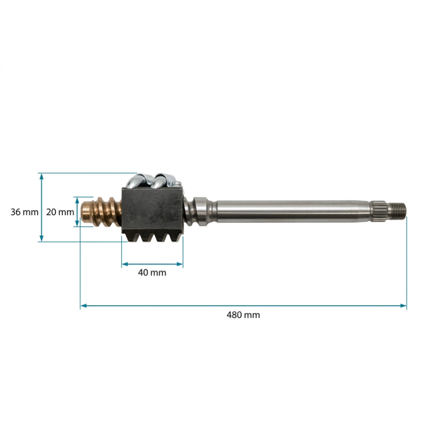 Colonne de direction Kubota B5001 | B6001 | B7001 – B-10 | B4200 | B5100 | B6000 | B6100 | B7000 | B7100 | B8100 – OEM: H6680-41202, H6680-4120-2, H668041202