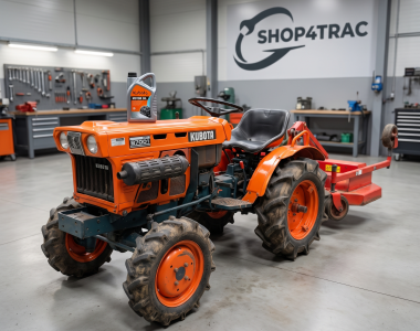 Kubota B7001 motorolie vervangen