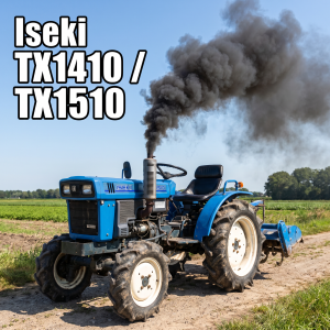 Iseki TX1410 black smoke. problems
