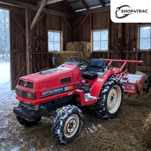 Mitsubishi MT-serie tractor gestald voor de winter