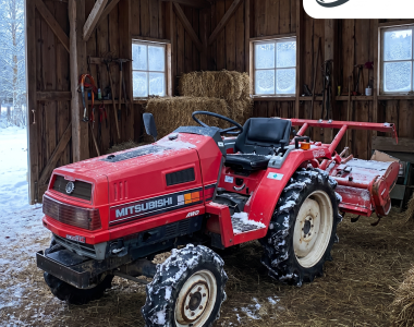 Mitsubishi MT-serie tractor gestald voor de winter