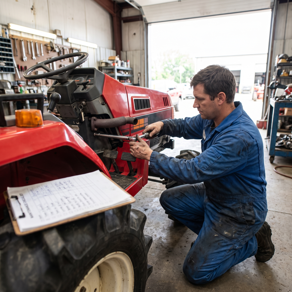 Mitsubishi MT14–MT20 maintenance schedule and adjustment values