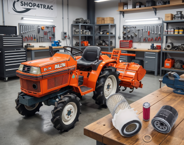Filterset Kubota B1-serie Alt-tekst: Olie-, brandstof- en luchtfilter voor Kubota B1-14 t/m B1-17