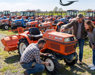 Kubota B1-14 Bulltra compacte dieselminitractor met grondfrees