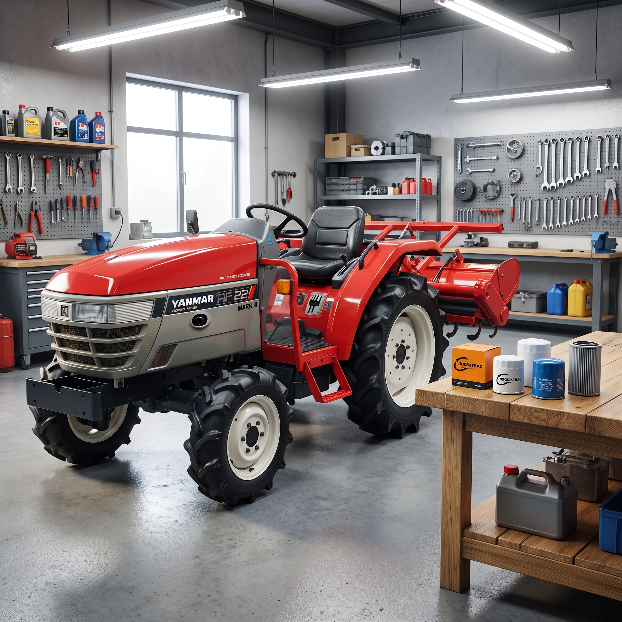 Lucht-, olie- en brandstoffilter voor de Yanmar AF-serie