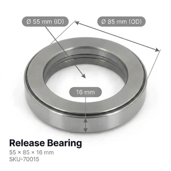 Cojinete de empuje (release bearing) Kubota B9200 | L2250 – L3350 | L235 – L275