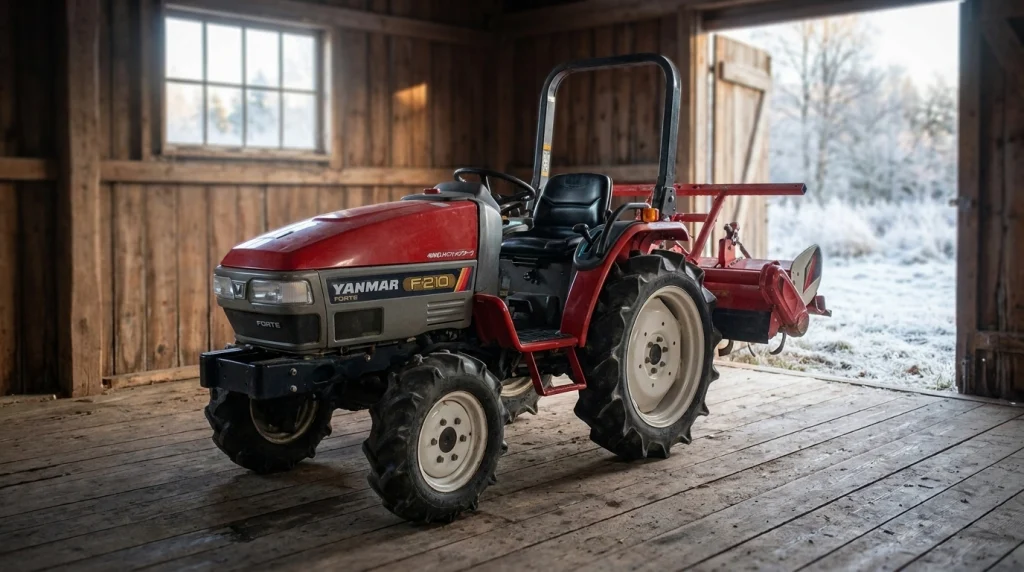 Yanmar F210H/F250H — przygotowanie do zimy i przechowywanie