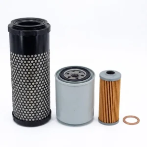 Filterset Kubota KL21 - KL33 King Wel: luchtfilter, motoroliefilter, brandstoffilter en carterplugdichting