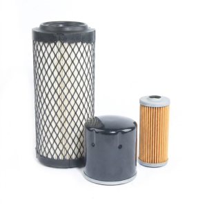 Filterset John Deere X495 X595 Gator HPX 850D - Yanmar 3TNV70 3TNV76: oliefilter, brandstoffilter en luchtfilter