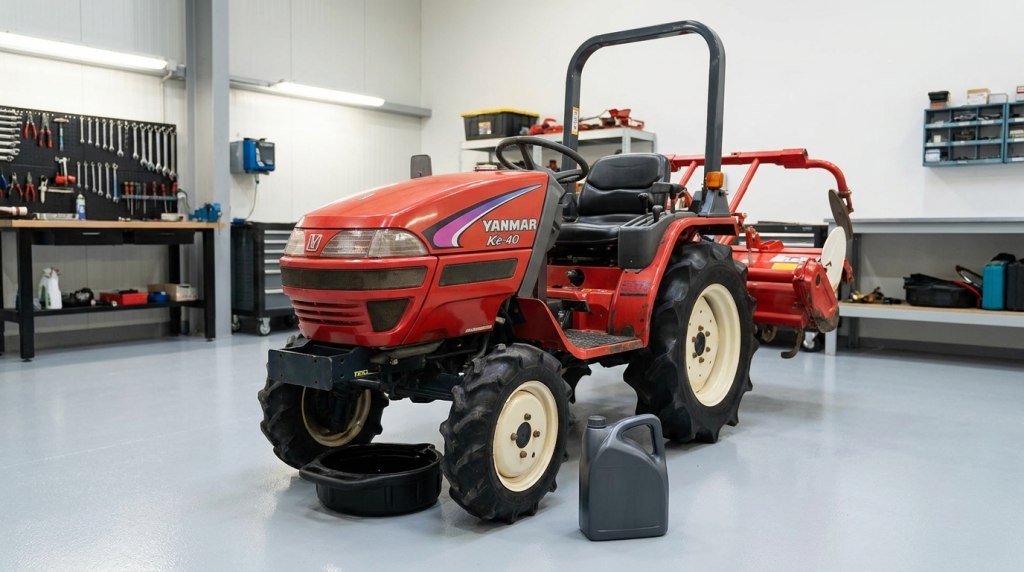 Yanmar Ke-serie: welke motorolie en vloeistoffen (en hoeveel)?