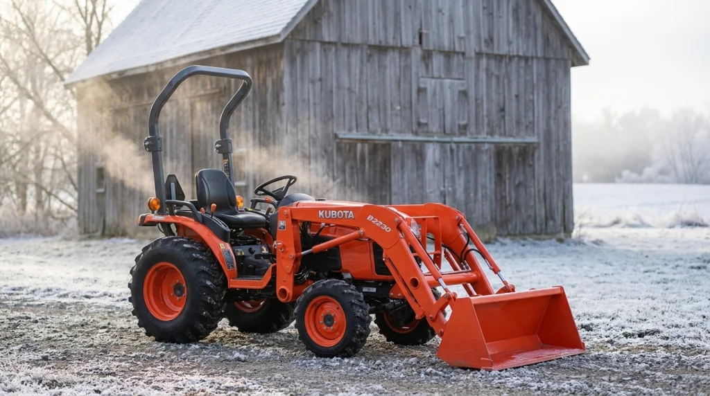 Kubota B1830-B3030 winterfest machen & Einlagerung