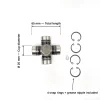 Croisillon de cardan 25×65 mm | prise de force / cardan | Iseki | Kubota | Yanmar