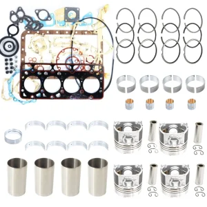 Kit de réfection moteur Kubota V1903 avec chemises de cylindre – L3600 | L3710 | Bobcat 751 | Injection indirecte