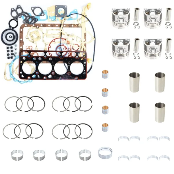 Kit de réfection moteur Kubota V1903 avec chemises de cylindre – L3600 | L3710 | Bobcat 751 | Injection indirecte