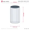 Cylinder liner Kubota V2203 | V2403 | D1703 | D1803 – L3400 | L4200 | KX121 | KX161 | U45 | Bobcat 753 | Caterpillar 303.5 (semi-finish)