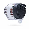 Dynamo Perkins 2871A303, JCB 332/F7240, 12V 85A, zijaanzicht met B+, D+ en W aansluitingen