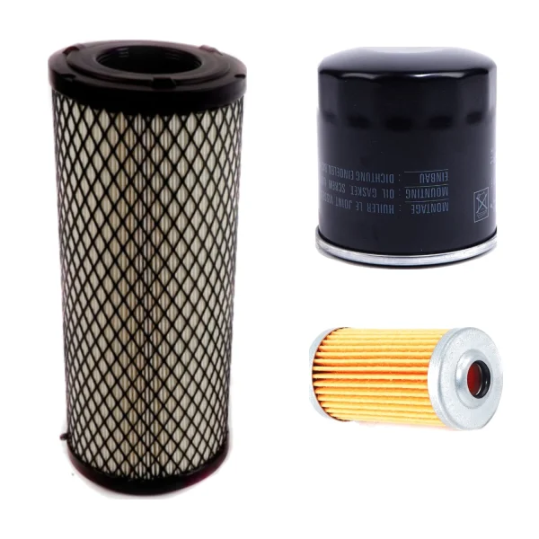 Filterset Iseki TG5390, TG5395, TH4365, SF370 (olie-, brandstof- en luchtfilter)
