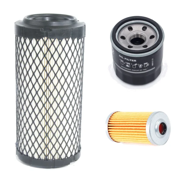 Filterset John Deere 4100, 4010, 4110, 2210, 2500 (olie-, brandstof- en luchtfilter)