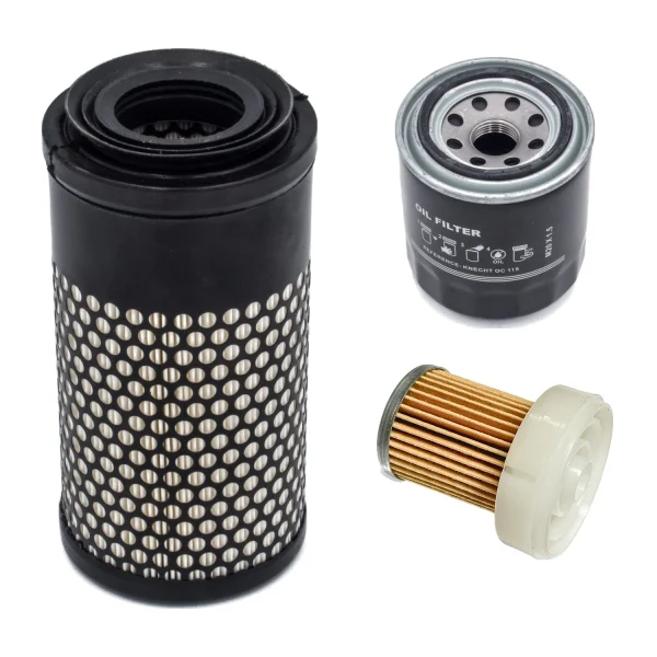 Filterset Kubota B7800, B2910, B3000, B3200, B3300SU (olie-, brandstof- en luchtfilter)