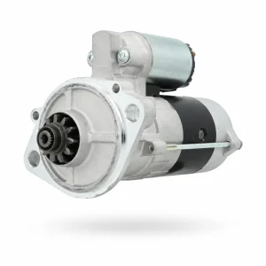 Startmotor Isuzu 8-98072-315, Mitsubishi M8T81571, 24V 3.2 kW 11 tanden, vooraanzicht met rondsel