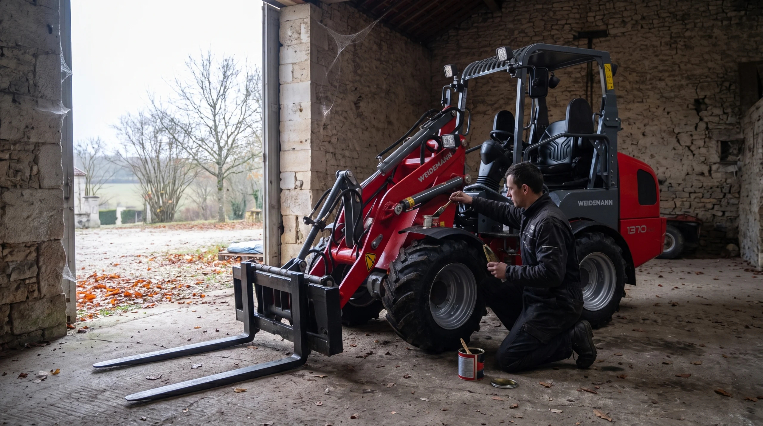 Step 6: hydraulics, rams and attachments