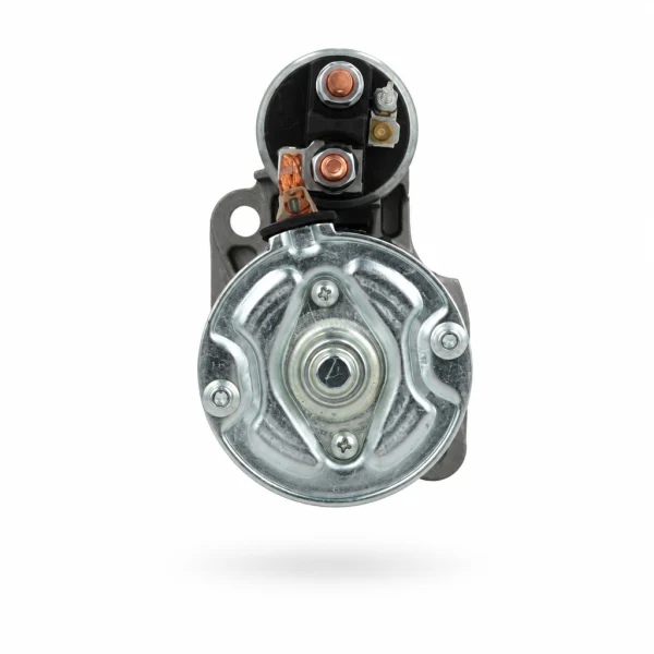 Startmotor 12V 2.0 kW JCB 333/H5787 / Bosch 0001109031, achteraanzicht met einddeksel