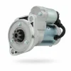 Startmotor Yanmar 4TNE94 4TNE98 12V 2.3 kW 9 tanden, 129900-77010 / Hitachi S13-204, vooraanzicht met rondsel