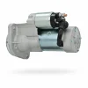 Startmotor Yanmar 12V 2.3 kW, 129900-77010 / Hitachi S13-204, zijaanzicht met B+ aansluiting en solenoid