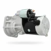 Startmotor Yanmar 4TNV94 4TNV98 12V 3.0 kW, 129940-77010 / Hitachi S14-102, zijaanzicht met B+ aansluiting en solenoid