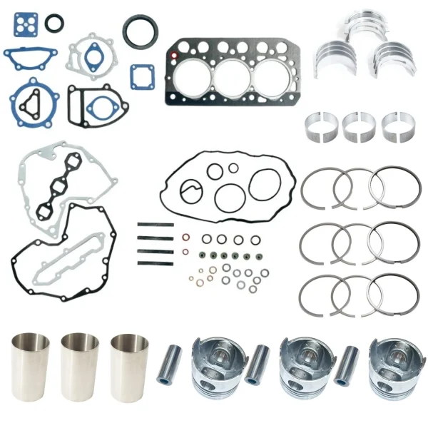 Engine overhaul kit Mitsubishi S3L | S3L2 incl. cylinder liners – Caterpillar | Pel Job | Weidemann | Mahindra | Vetus | Solé – Standard (STD)