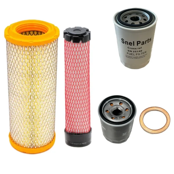 Complete filter set Captain Startrac 263 | Mitsubishi S3L2 | air, oil, fuel and hydraulic filter