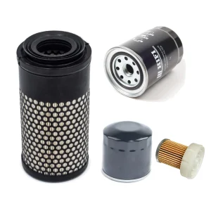 Filterset Kubota B2441 | B2741 | A211N: luchtfilter, motoroliefilter, brandstoffilter en hydrauliekfilter