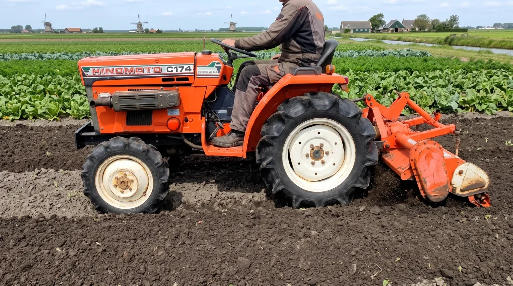 Hinomoto C142 and C144 hitch, PTO and hydraulics: how it works
