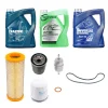 Onderhoudsset compleet Captain 263 - 273: filterset, motorolie, V-snaar, koelvloeistof en voorasolie