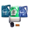 Onderhoudsset compleet Iseki TF3, TF5, Sial 15 en Sial 17: filterset, motorolie, koelvloeistof en voorasolie