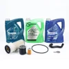 Onderhoudsset compleet Iseki TS1610, TS1910, TS2510 en Bolens G192, G194: filterset, V-snaar, onderste radiateurslang, contactsleutel, motorolie, koelvloeistof en voorasolie