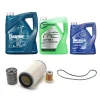 Onderhoudsset compleet Mitsubishi GS16 - GS25 | GS160 - GS250: filterset, V-snaar, motorolie, koelvloeistof en voorasolie