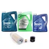 Onderhoudsset compleet Mitsubishi MT1801 tot MT2501 en Satoh ST1620 tot ST2340: filterset, motorolie, koelvloeistof en voorasolie