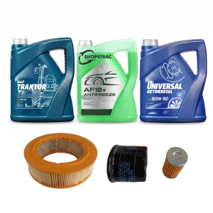 Onderhoudsset compleet Yanmar YM1500 tot YM3000: filterset, motorolie, koelvloeistof en voorasolie